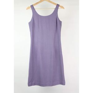 Tommy Bahama Dress Shift 100% Silk Tank Dress Size 4 Purple